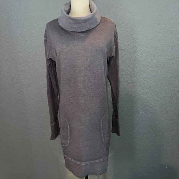 ATHLETA Eco Lunar Wash Cowl Neck Dress - Picture 1 of 14